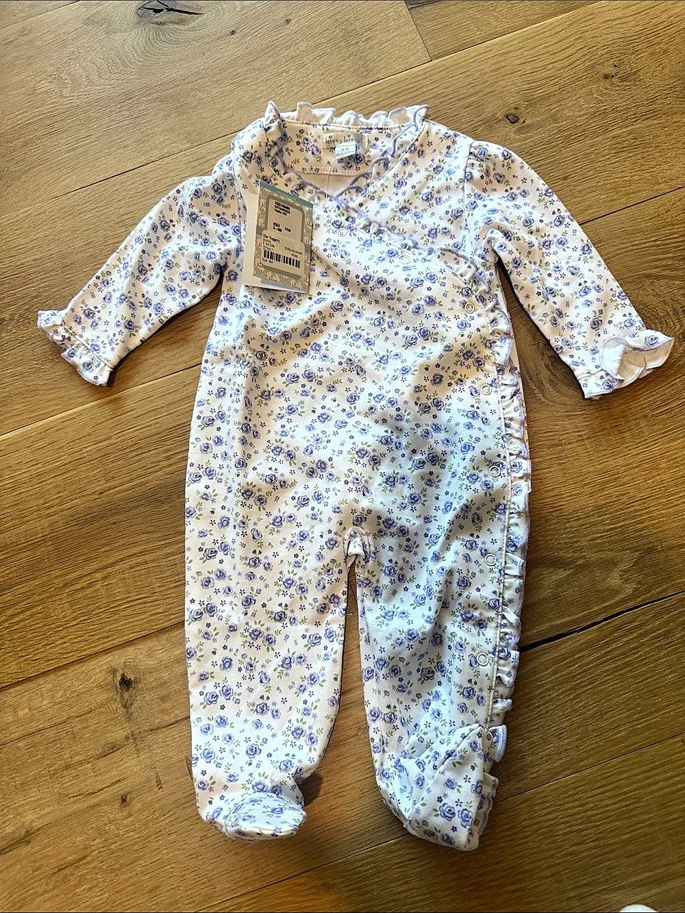 Carter's Floral Footie Baby 3-6M NWT
